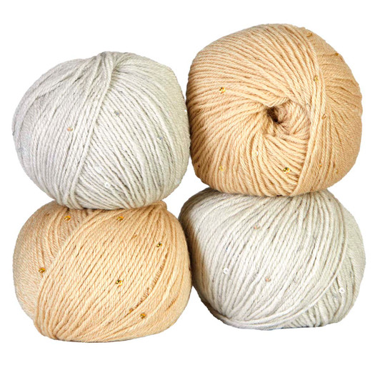 Alpaca with Sequins Assortment Yarn Pack